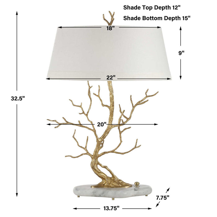 Golden Chestnut - Table Lamp - Brass / Gold