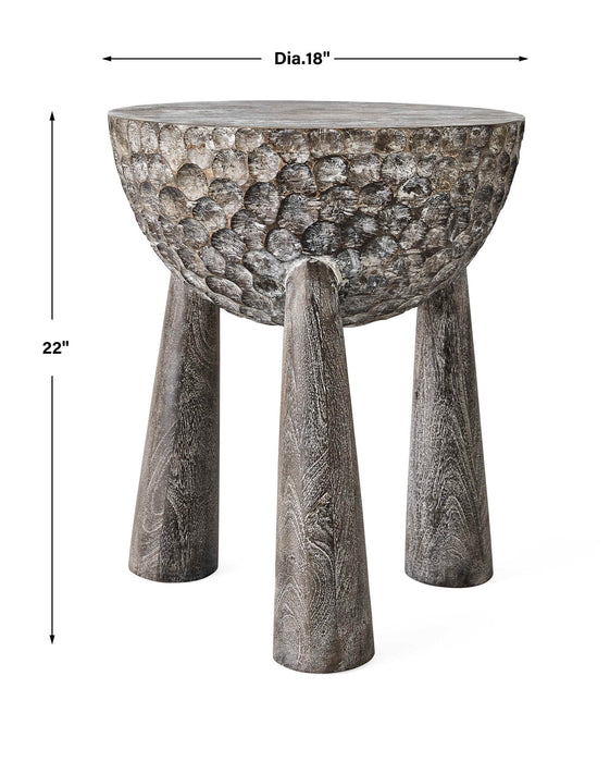 Kettledrum - Accent Table - Woodtone