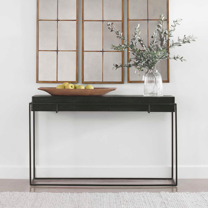 Telone - Modern Console Table - Black