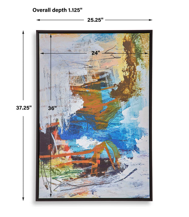 Framed Canvas - Colorful