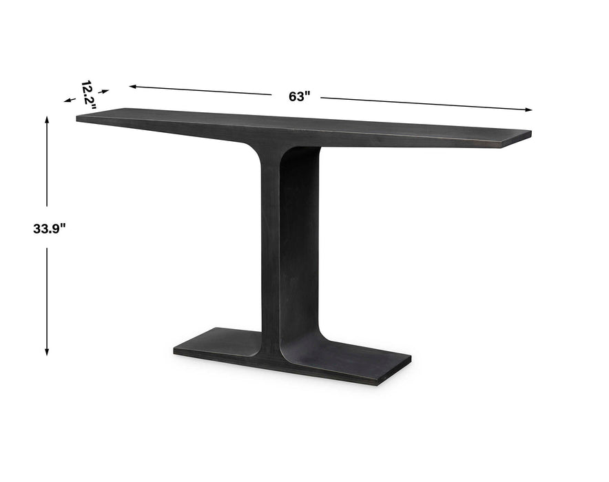 I-Beam - Console Table - Black / Gray