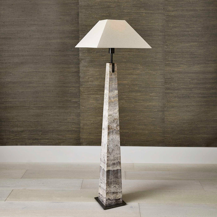 Forged Beacon - Floor Lamp - Brown / Gray
