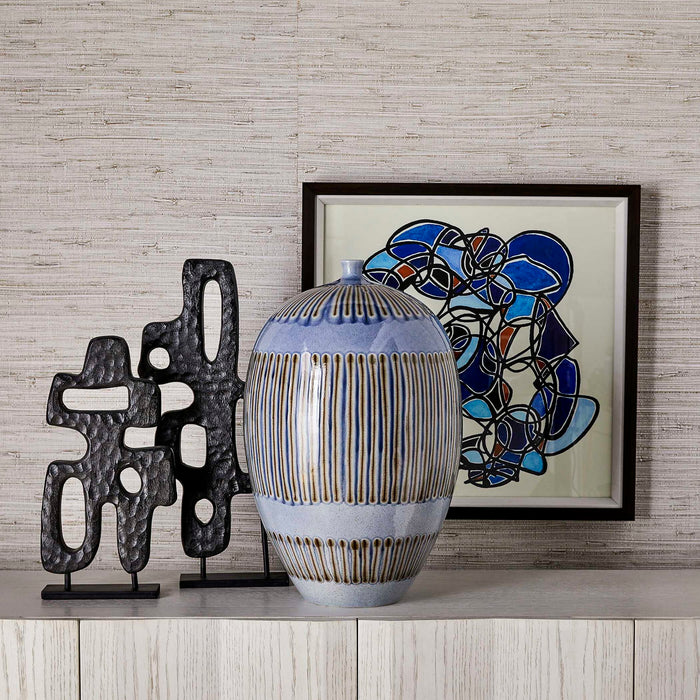 Congregation - Framed Prints (Set of 2) - Blue / Red / White