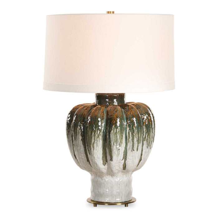 Squash - Table Lamp - Green / White