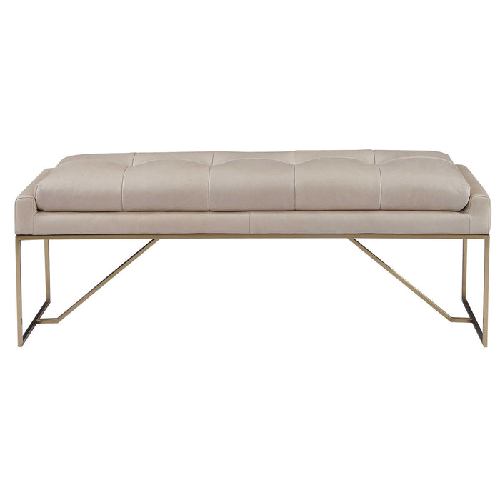 Trestle - Bench - Brass / White