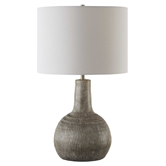 Ceramic Table Lamp - Gray