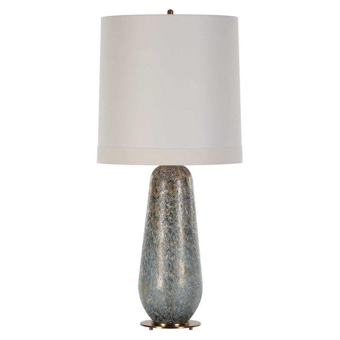 Atmosphere - Tall Table Lamp - Blue / Brass / Bronze