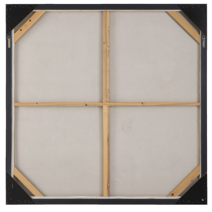 Stacked Against - Hand Painted Canvas