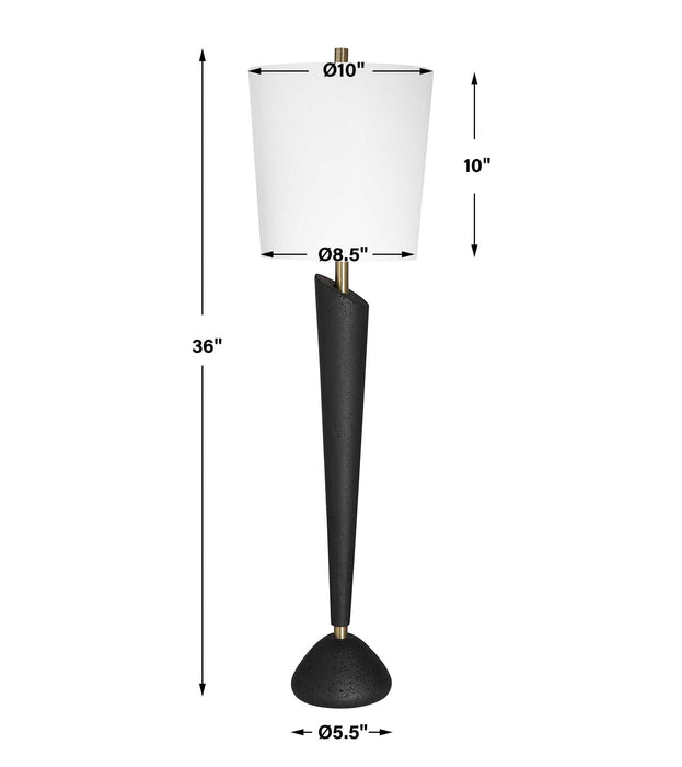 Cypher - Modern Buffet Lamp - Black