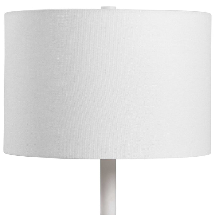 Tanali - Modern Table Lamp - White & Gray