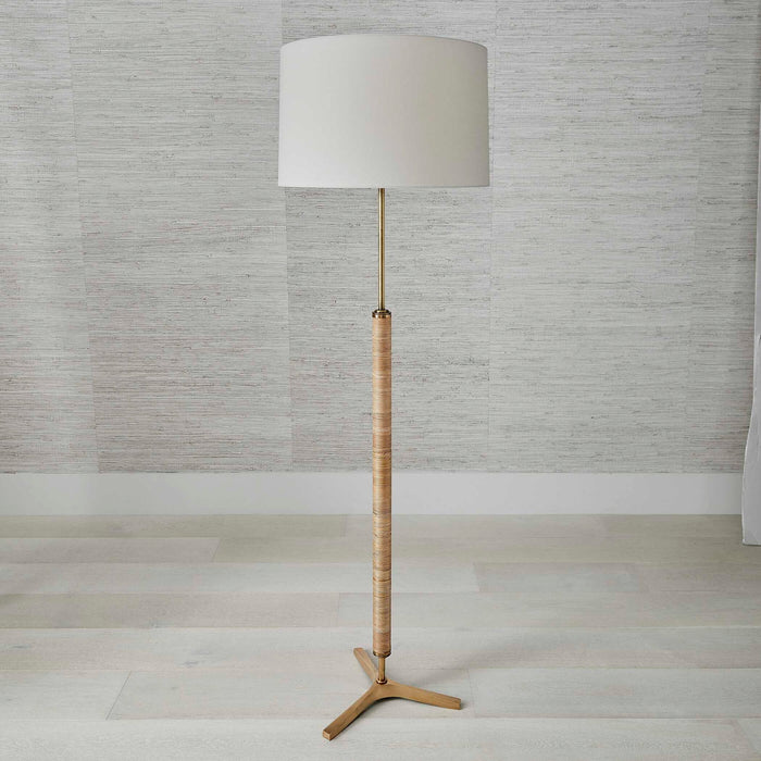 It’S A Wrap - Floor Lamp - Brass / Gold / Woodtone