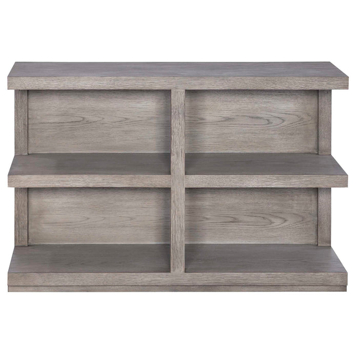 Haven - Short Sofa Table - Gray / Woodtone