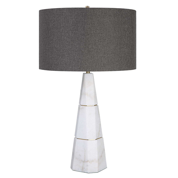 Citadel - Marble Table Lamp - White