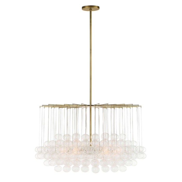 Bubbles - 6 Light Chandelier - Brass