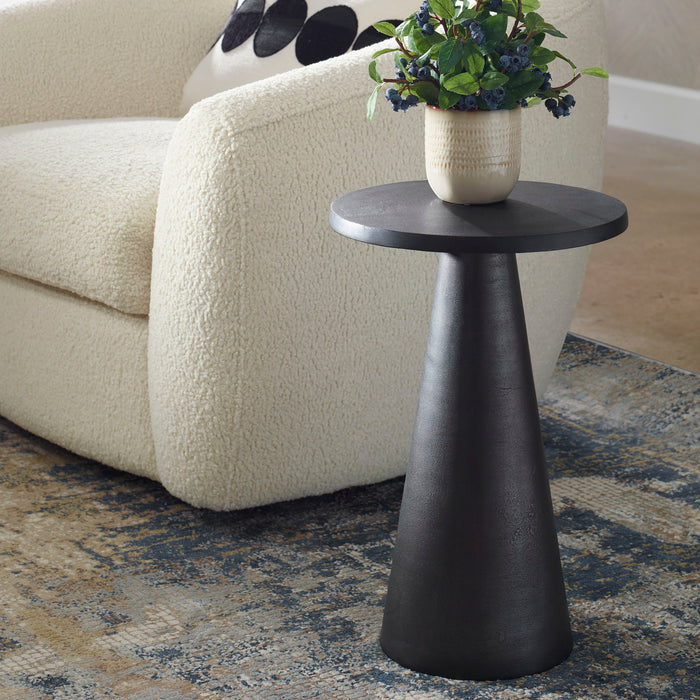Metal Accent Table - Black