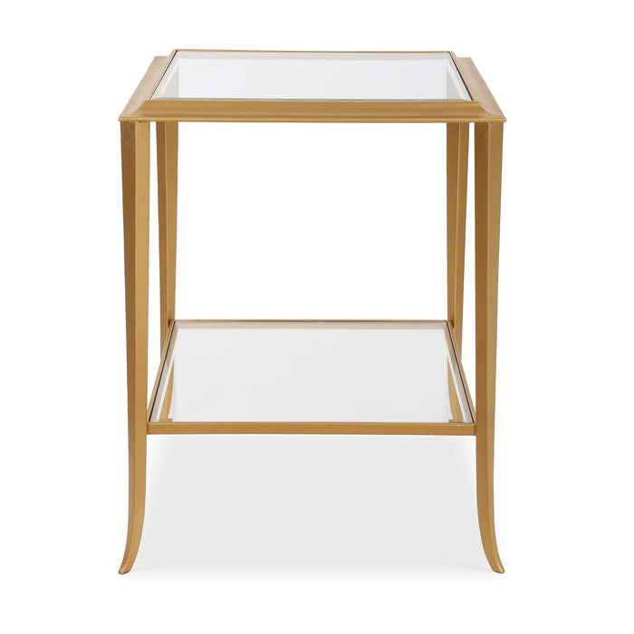 Accent End Table - Gold