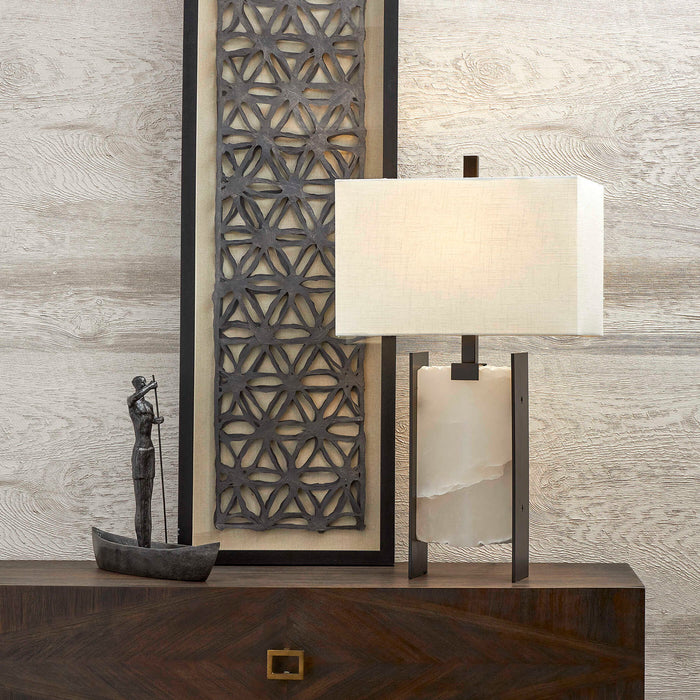Mackena - Table Lamp - Bronze / White