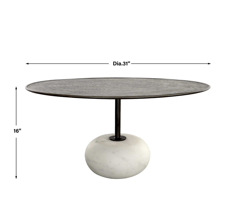 Button Up - Coffee Table - Bronze