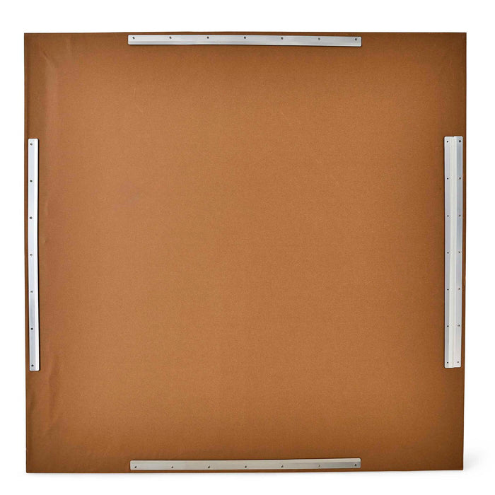 On The Right Path - Framed Canvas - Blue / Brown / Gold