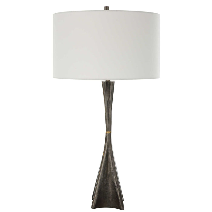 Keiron - Industrial Table Lamp - Dark Gray