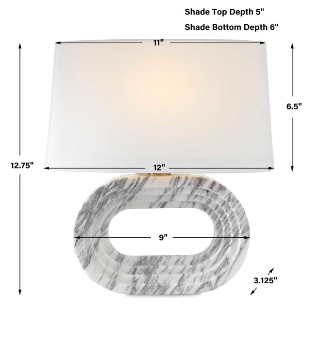 Concentric - Mini Lamp - White