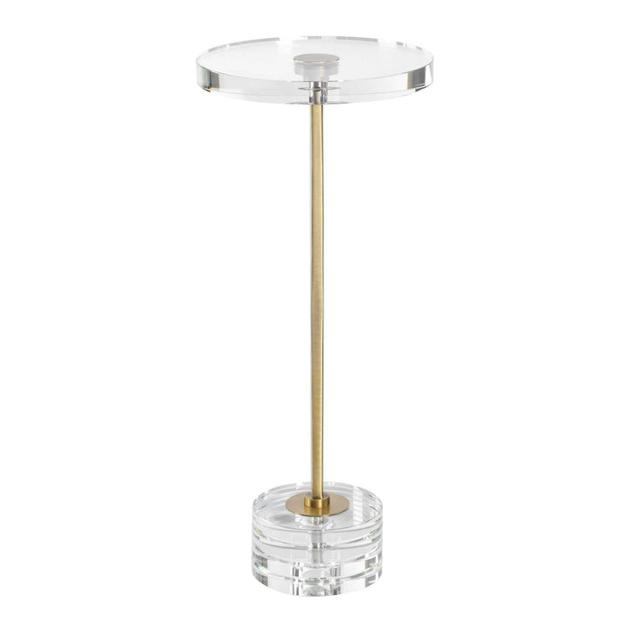 Groove - Crystal Drink Table - Gold