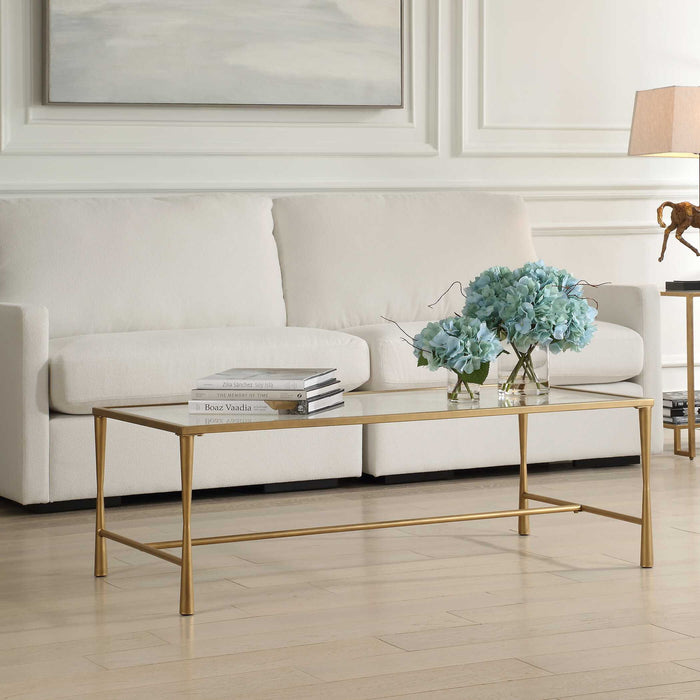 Accent Coffee Table - Antique Gold