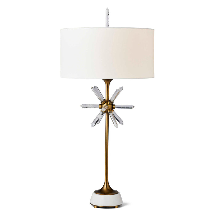 Star Quartz - Table Lamp - Antique Brass