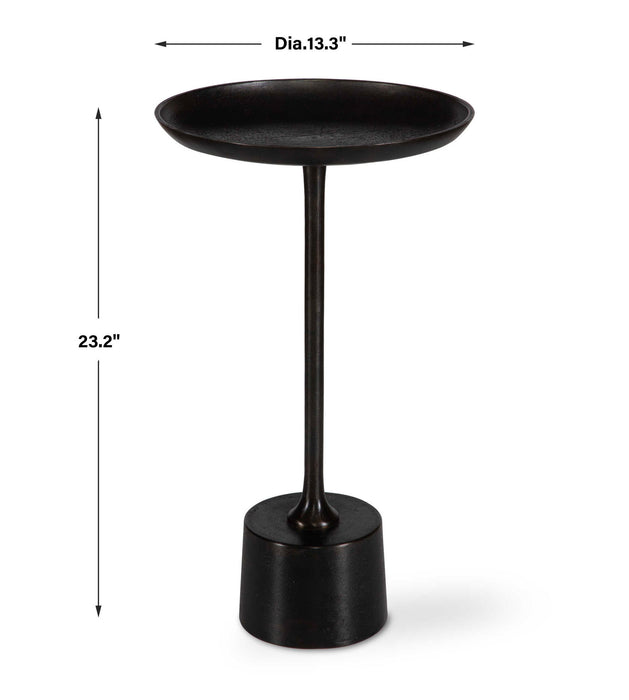 23.2" Accent Table - Black