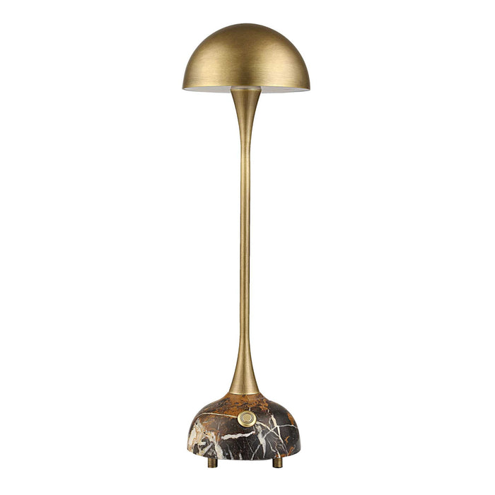 Hard Hat - Rechargeable Mini Lamp - Brass / Brown