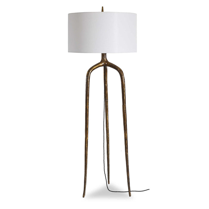 Wish Bone - Floor Lamp - Gold