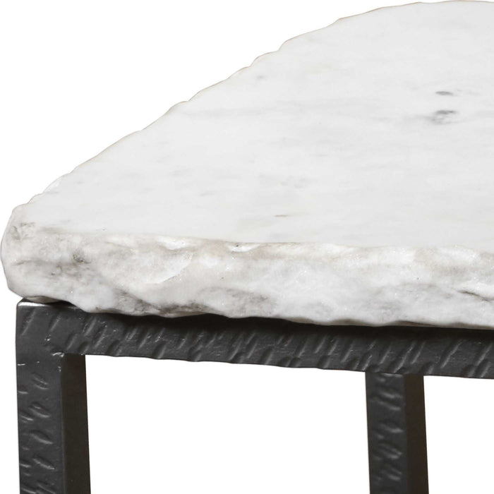 Kosumi - Console Table - Gray / White