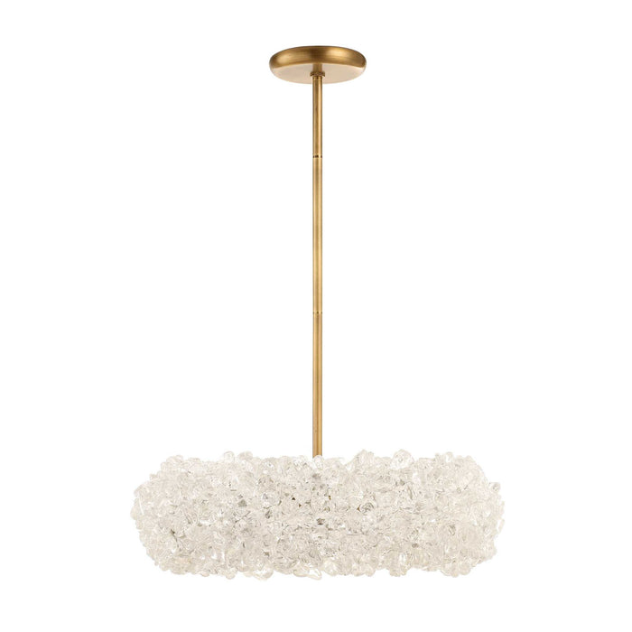 Spangled - 6 Light Pendant - Brass