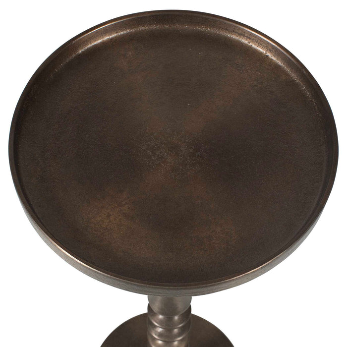 Accent Table - Antique Bronze