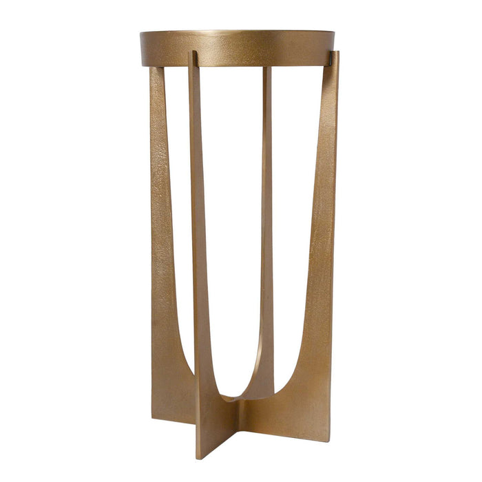 24.3" Accent Table - Gold