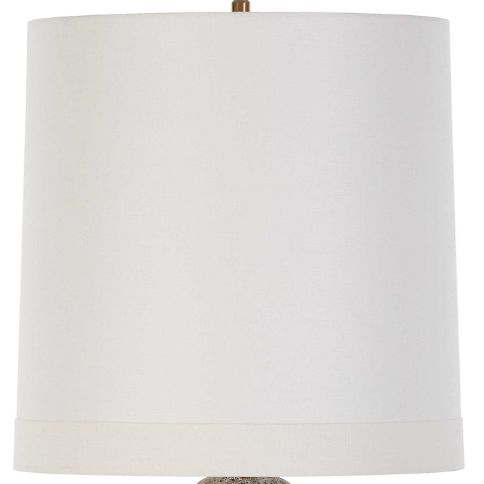 Atmosphere - Tall Table Lamp - Blue / Brass / Bronze