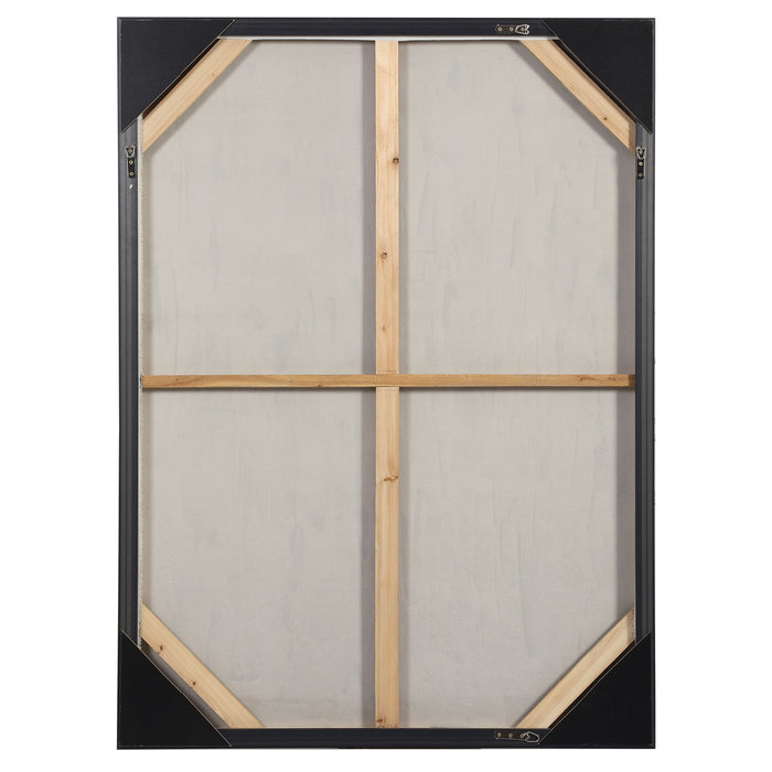 Organized Chaos - Hand Painted Canvas - Pearl Silver