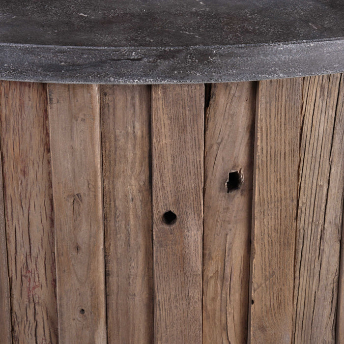 Finnegan - Coffee Table - Gray / Woodtone