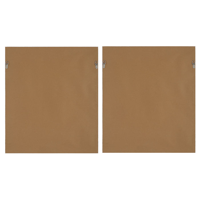 Color Block - Framed Prints (Set of 2) - Light Brown