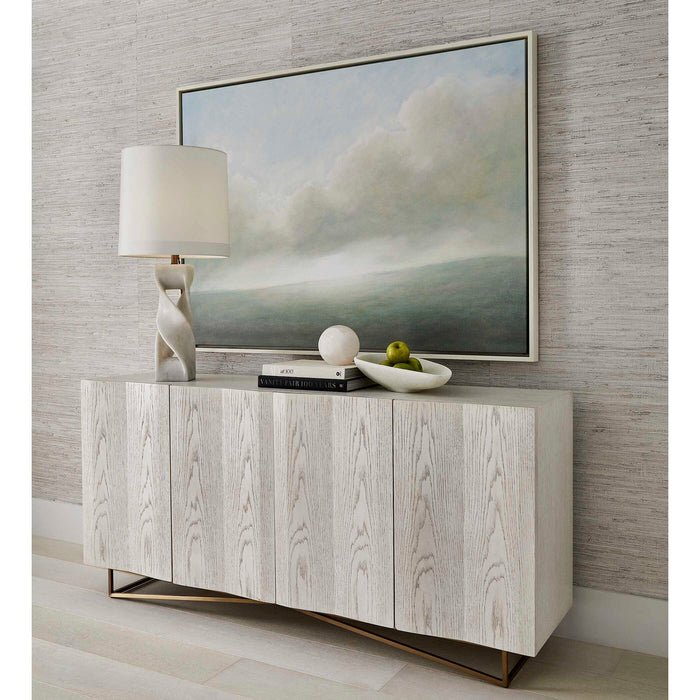 Aurora - Framed Canvas - Blue / Green / White