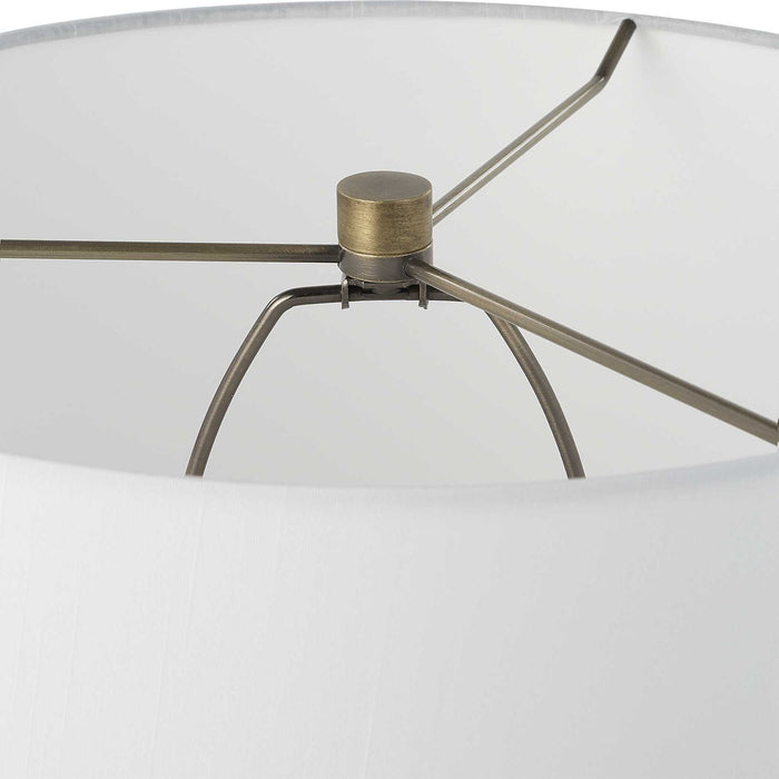 Full Moon - Table Lamp - Brass / Gold / White