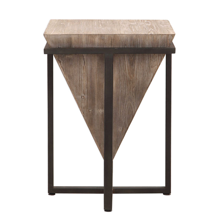 Bertrand - Wood Accent Table - Light Brown