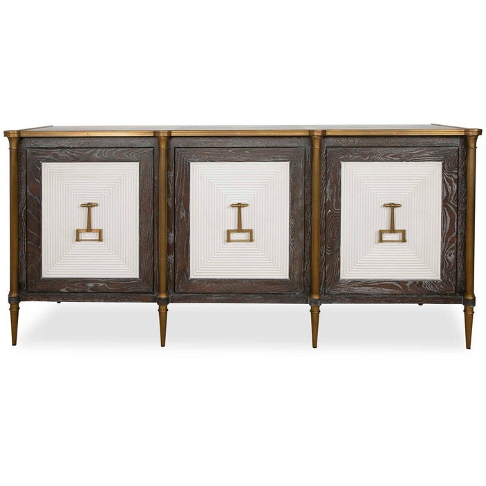 Let It Drop - Cabinet - Brown / Gold / White