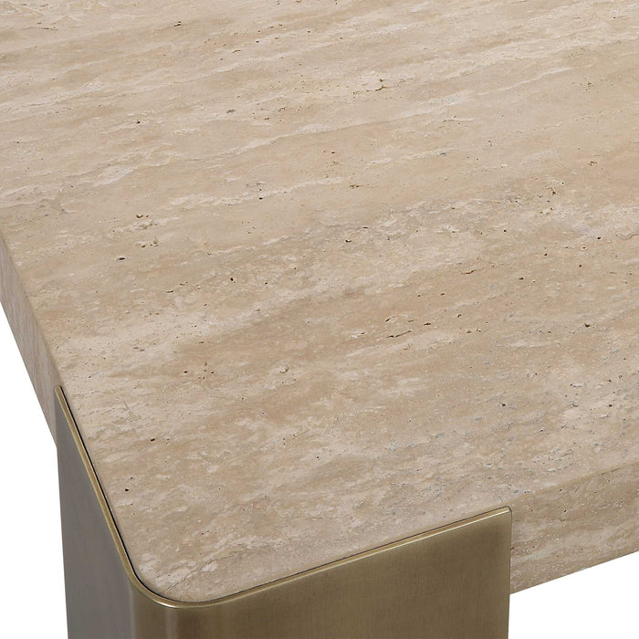 Caress - End Table - Gold