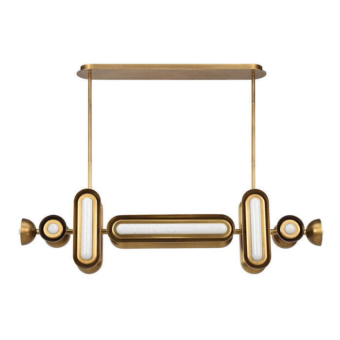 Dot Dash - 12 Light Pendant - Brass