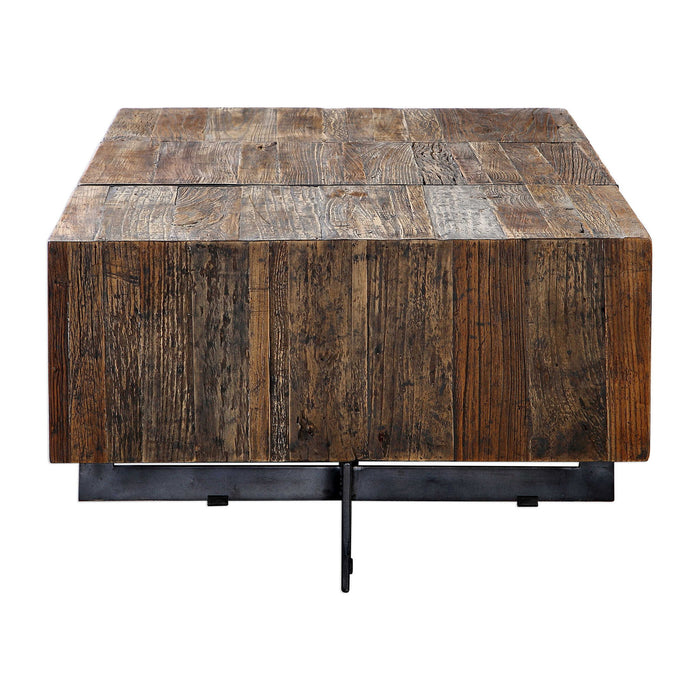 Connell - Coffee Table - Black / Woodtone