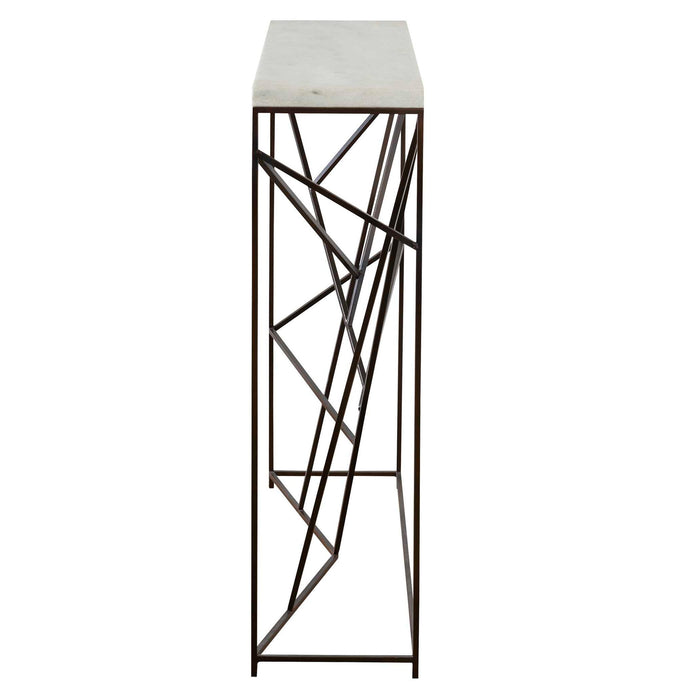 Pick Up Sticks - Console Table - Bronze / White