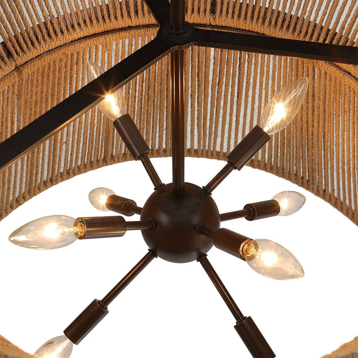 Highly Strung - 8 Light Round Pendant