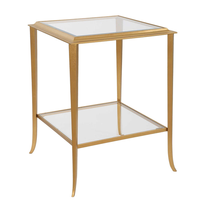 Accent End Table - Gold