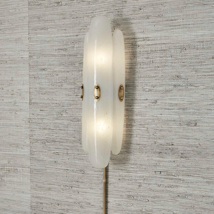 Elliptical - 2 Light Sconce - Brass